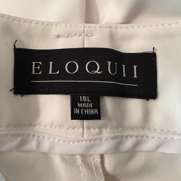 NWT Eloquii White Dress Pants - Picture 7 of 7